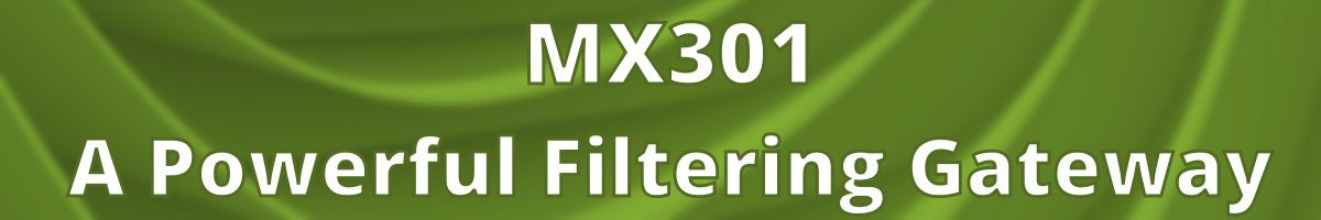 MX301 A Powerful Filtering Gateway